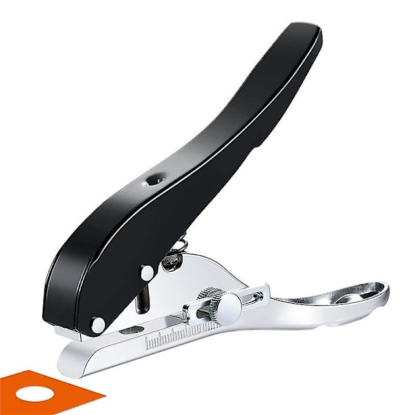 Hole Punch 3/8 Inch-10mm Single Hole Hole Punch, Heavy Duty Hole Punch Single, Portable Handheld Lo