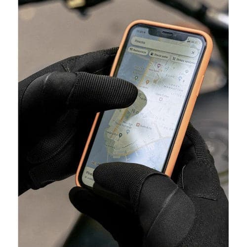 Taktiske touchscreen-handsker XL sort, forstærkede knoer og greb