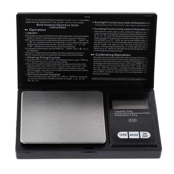 Foldable Digital Pocket Scale / Mini Scale / Jewelry Scale (0.01-200g)