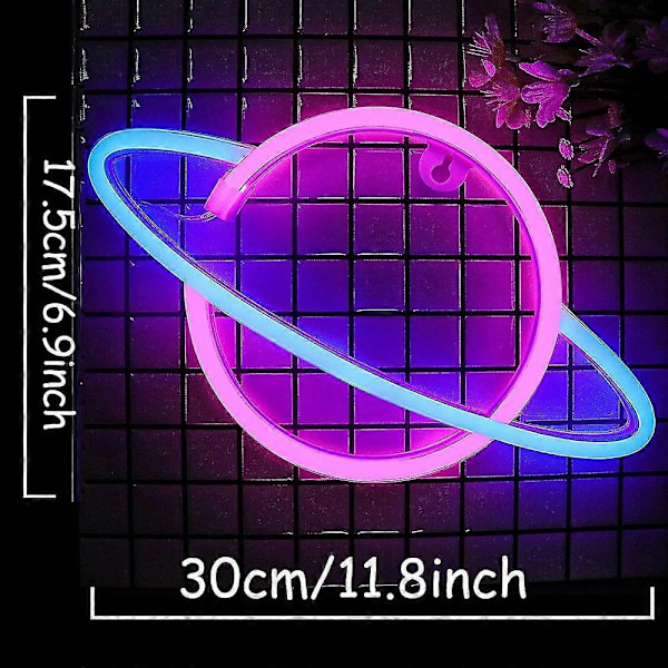 Neon Skilt, Led Neon Lys Skilt Drevet Av Batteri Eller USB, Veggdekor Led Lys Hjemmedekorasjon Hengende Kunst Neon Skilt For Soverom, Spillrom, Bar, Par