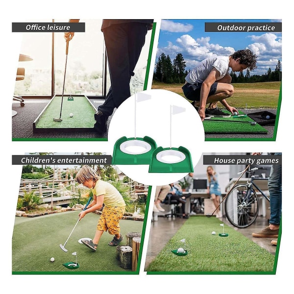 3 st Golfputtkopp Golfhål Träningshjälpmedel Golftillbehör Golfträningsputters Med Plast