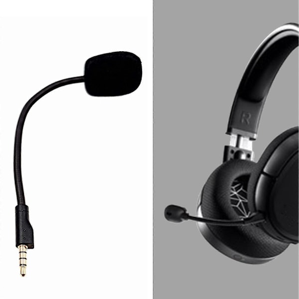Headsetmikrofon Plug and Play Ersättningsbar Flexibel 3,5 mm Omnidirektionell Gaming-headsetmikrofon för Logitech-G Pro X