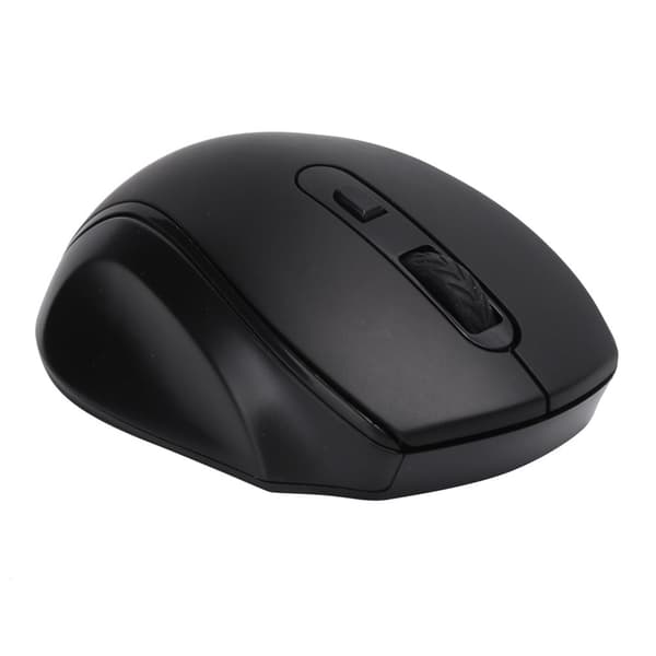 Ergonomic 2.4Ghz Wireless Mouse for Office and Gaming - Black