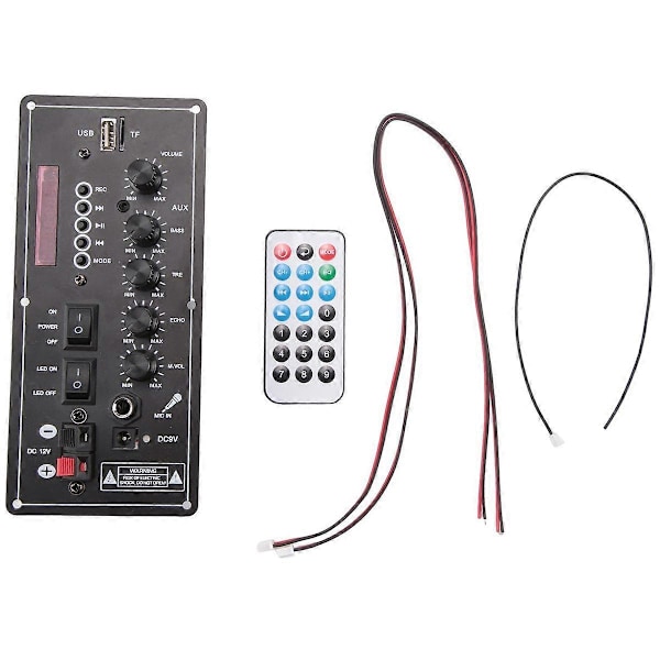 30W-120W Effektstärkare Kretskort Audio Bluetooth Amplificador USB Dac FM Radio TF Spelare Subwoofer DI