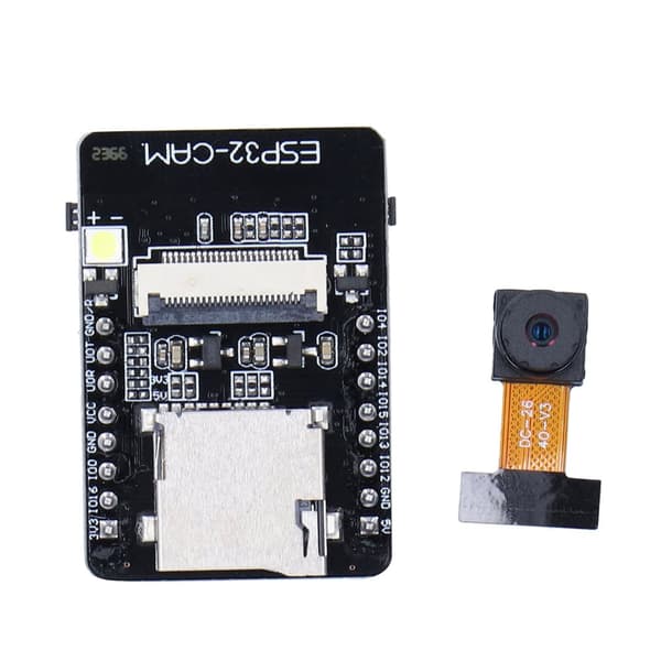 ESP32CAM Utviklingskort - WiFi Bluetooth Strømdriver med OV2640 OV7670 Modulmottaker