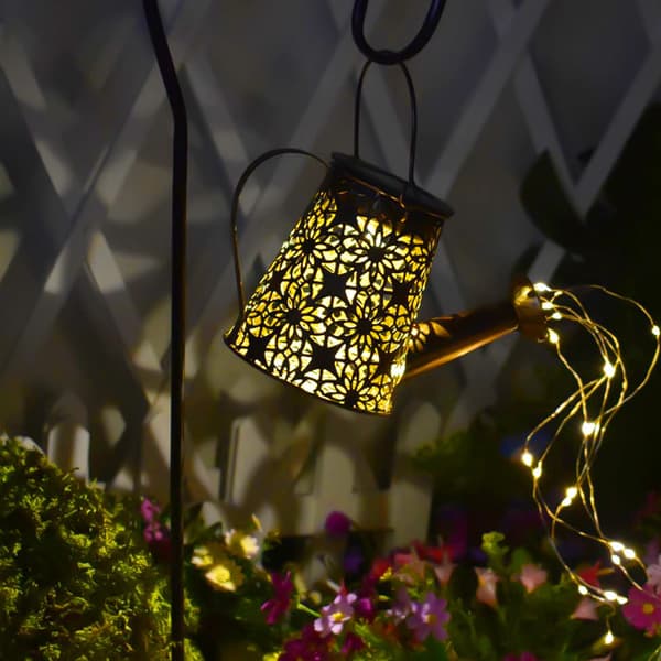 Solar LED Hagelys, Hul Vanntanklampe Utendørs Dekor
