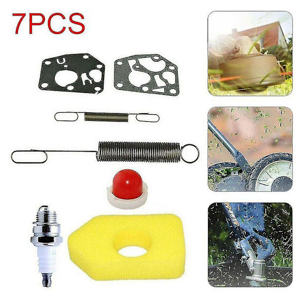 Ruohonleikkurin huoltosetti 698369 Ilmansuodatin Sopii Briggs Stratton Classic ja Sprint -moottoreille-mxbc