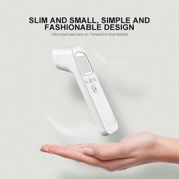 Pande Termometer, Baby- og Voksen Termometer med Feberalarm, LCD-Display og Hukommelsesfunktion
