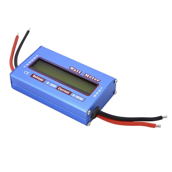 Digital Wattmeter Effektmåler DC 60V 100A Batteribalanse Spenning (1stk/parti)