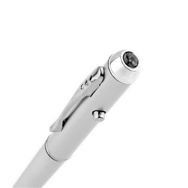 2x Usynlig blækpen med UV-lys pengeseddeldetektor