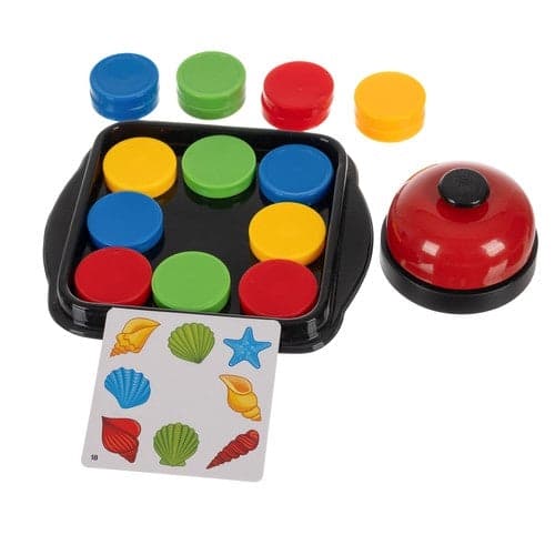 Pusselspel för barn 2 spelare med timer, 40 kort och 16 delar