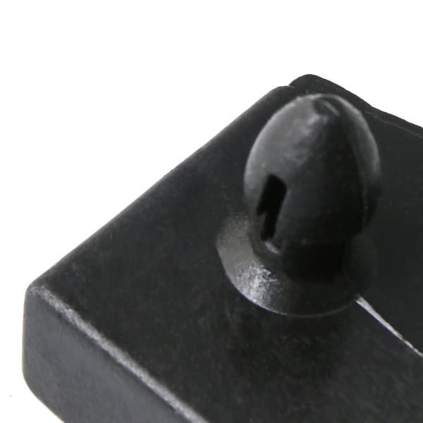 50 stk. Sengelameller Plast End Caps Holdere 55mm Sort -