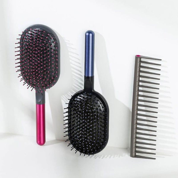 Dyson Supersonic Comb og Paddle Brush Styling Set Fuchsia/Nickel 4 Farger