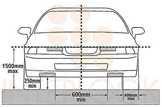 Pyöreä päivänvalo DRL 2x4 LED 450lm 70mm DRL 05