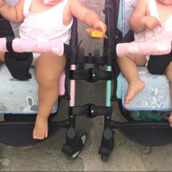 3 st kopplingar sätts in i barnvagnarna för vagnskontaktadapter Gör Yoyo till barnvagn