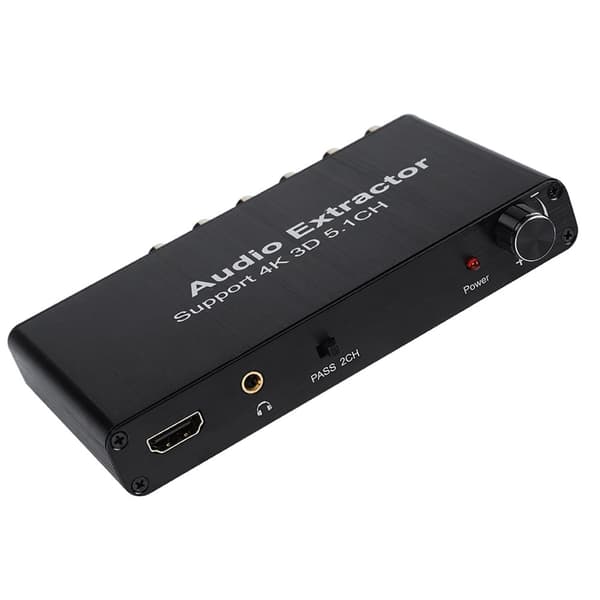 4K 3D HDMI Audio Extractor Converter (EU-stik)