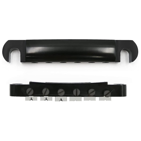 Tune-o-matic Bro & Tailpiece med Stift Set för ABR-1 Bro Stil LP Elektrisk Gitarr Ersättning