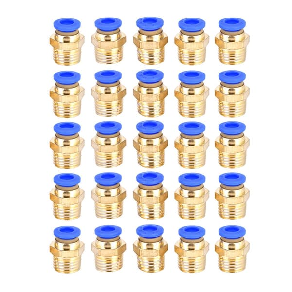 Hurtigkobling Luftkoblinger Adapter - 25 stk, PC6-02 G1/4