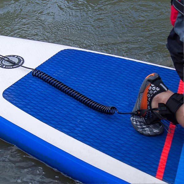 Spiral Leash til Board Coiled Paddle Board Leashes 5mm7mm Leg-rope Strap til Long-board Surfbrætter Stand-up Paddle-boards
