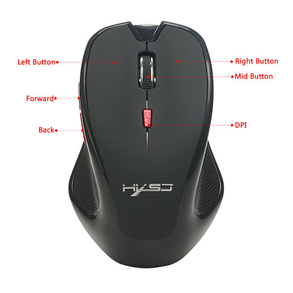 2400 dpi Bluetooth 3.0 Langaton Toimistomouse