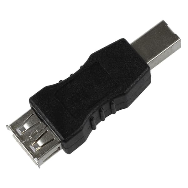 2x USB Type A hunn til USB Type B hann adapter