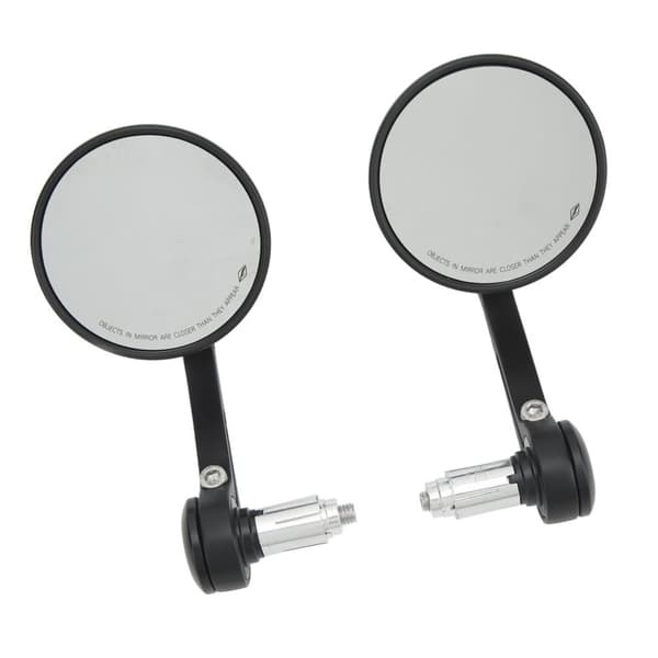 Motorcycle Side Mirrors 22mm/0.87in 2pcs, 360° Rotatable, Universal for Motorcycle