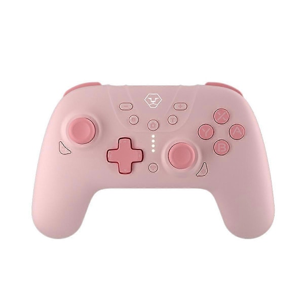 Switch Pro Bluetooth Gamepad Ns Oled Handkontroll med Burst Vibration Lite Gamepad Rosa