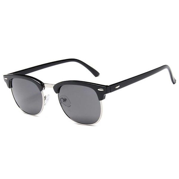 Sorte Clubmaster Solbriller Sort Glas