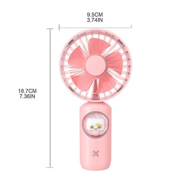 Praktisk Ventilator Bærbar Sød Lille Køleventilator Lille Håndholdt Ventilator Til Studerende