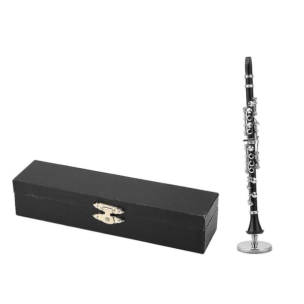 16 cm Mini Klarinett Modell Musikinstrument Ornament Dekoration Display