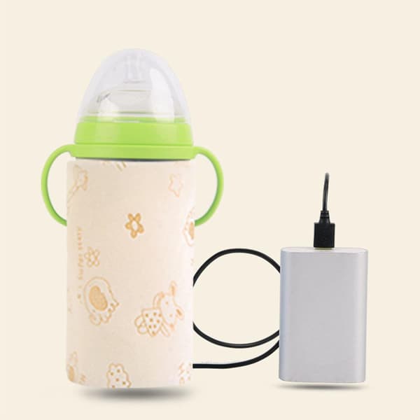 Nappflaskvärmare Flaskvärmare usb Gul