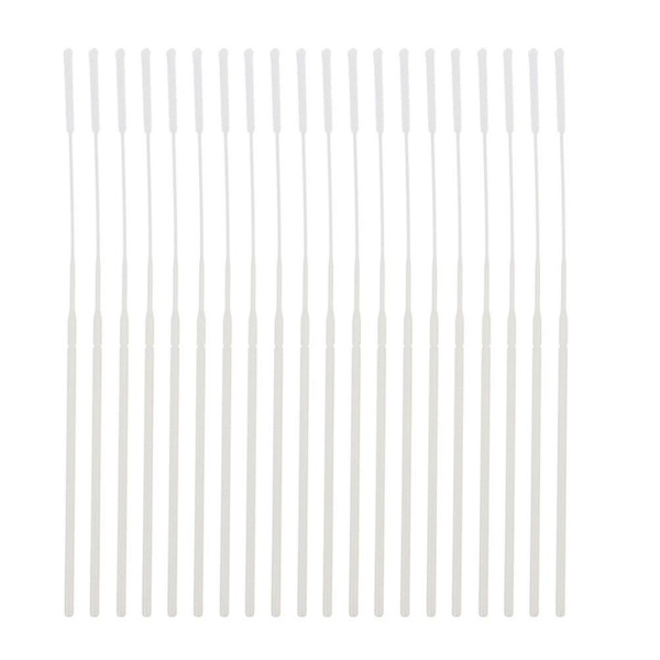 30 stk Engangs Næseswabs med Flocked Spids Prøveindsamlingsstænger Sterile Næseswabs