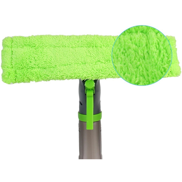 Window Cleaner 3-in-1 Window Wiper Mirrors Washing Scraper Microfiber