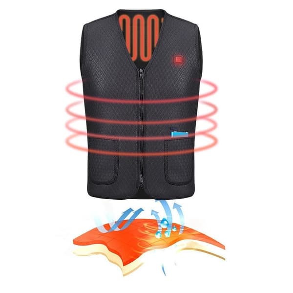Heated Vest with Heating Coils, Size XXL
