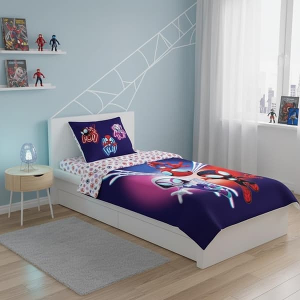Spider-Man Spidey Barnesengesett – 100x135 cm