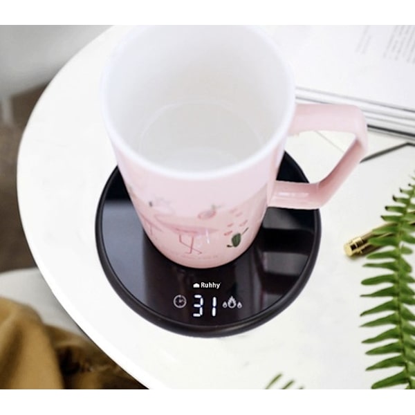 Mug & Mug Warmer - Keeps coffee warm