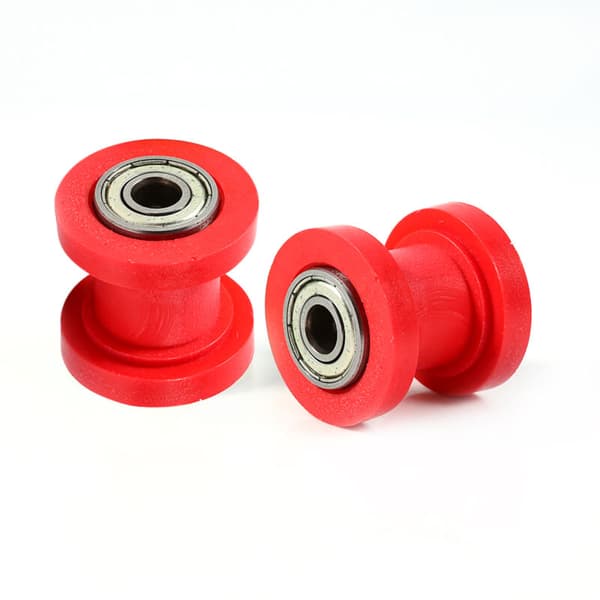 10 mm kedjerullglidspännare hjulguide pit dirt mini motorcykel ATV röd