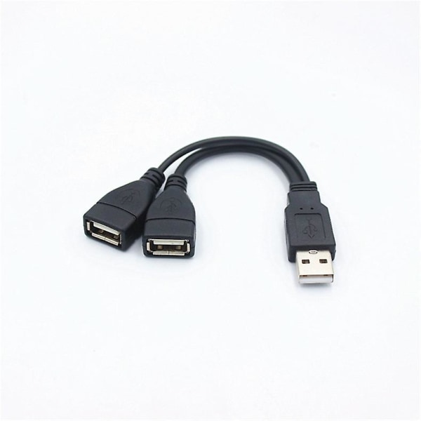 Ryra 1 stk USB 3.0 A 1 Han til 2 Dobbel USB Hunn Data Hub Strøm Adapter Y Splitter