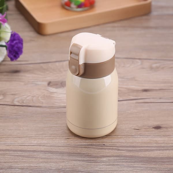 Mini Vakuumisolert Vannflaske i Rustfritt Stål - 200ML
