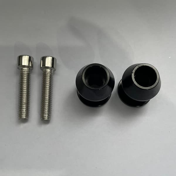 2 stk. Universelle M8 Aluminium Swingarm Spool Paddock Stativ Bobbins