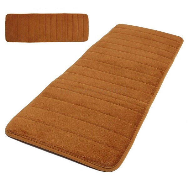 2 kpl 120x40cm Imukykyinen Liukumaton Memory Foam Keittiön Makuuhuoneen Oven Lattiamatto Khaki