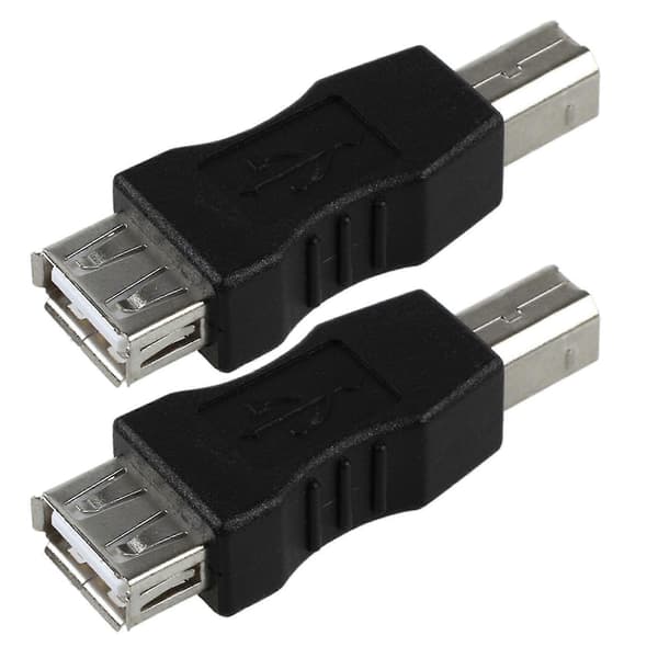 2x USB-A- naar USB-B-mannelijke adapter