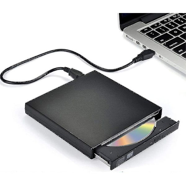 Ekstern dvd-drev med cd-brænder (kombination), USB-interface
