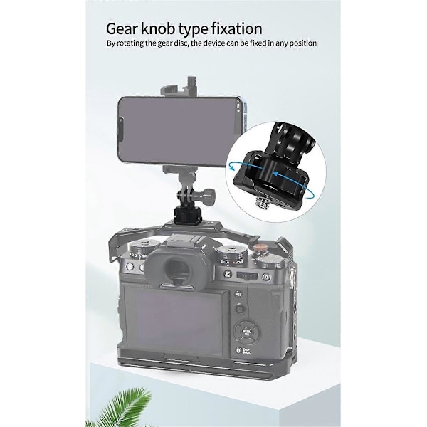 Til Opgraderet 2Rd Tre-Kort til 1/4 Adapter Alai Positionering Adskillelse Fast Monteringsbase, A
