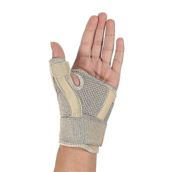 Handledsstöd för tummen, justerbar tummskena för män och kvinnor, flexibel tummsupport för obehag, trötthet i tumme och hand, passar både höger och vänster
