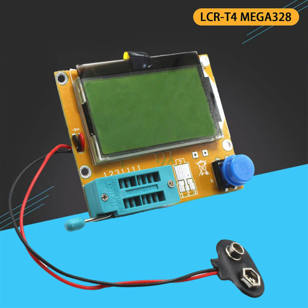 Lcr-t4 Mega328 Transistor Tester Diode Triode Kapasitans ESR Meter Mos