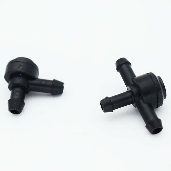 For C30 C70 S40 S60 S80 V50 V70 Forrudevisker 2 & 3-vejs Forbindelsesventil. (sort)(2 stk)