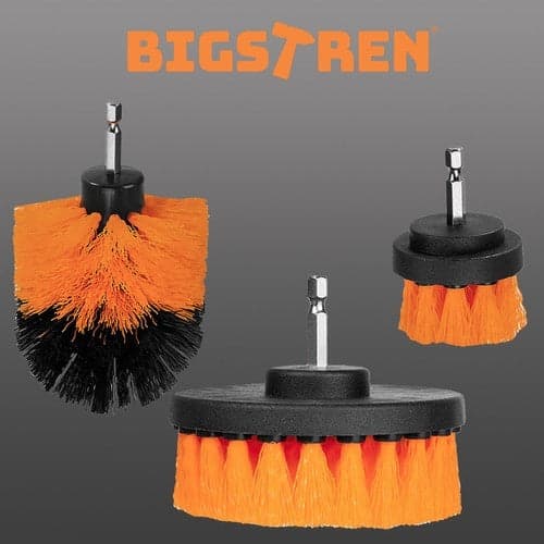 Drill/Driver Cleaning Brushes 4-Pack Nylon Medium Hard