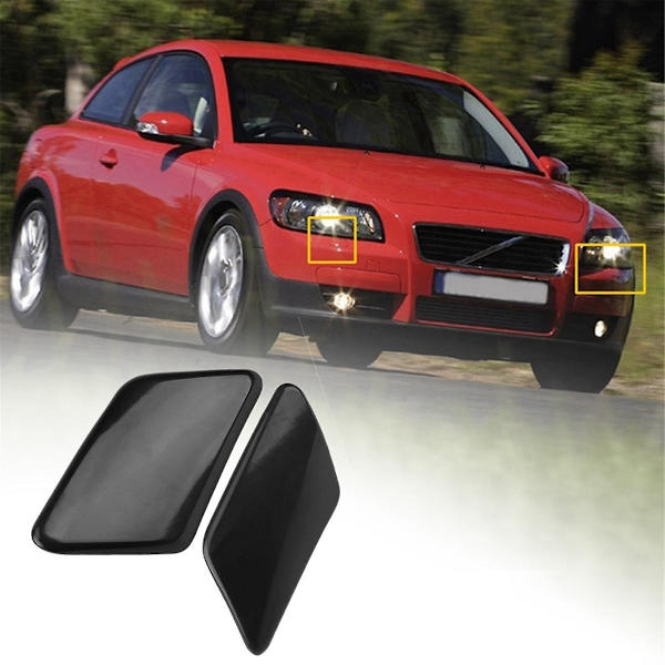 Frontlykta Munstycke Kåpa Front Stång Munstycke Motor Kåpa Rengöring Kåpa För C30 2008-2010 39876479 39876478