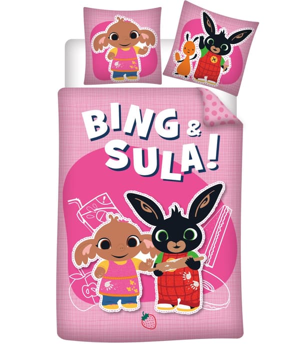 Bing Sula sengetøj til børn 100×135 cm, 40×60 cm